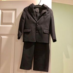 Toddler Black Suit Set